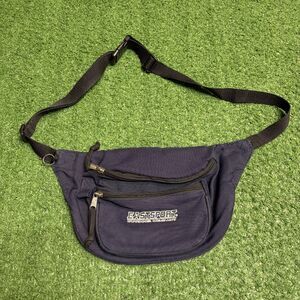 Vintage 90s Eastsport Outdoor Co Fanny Pack Navy Blue Waist Belt Bag